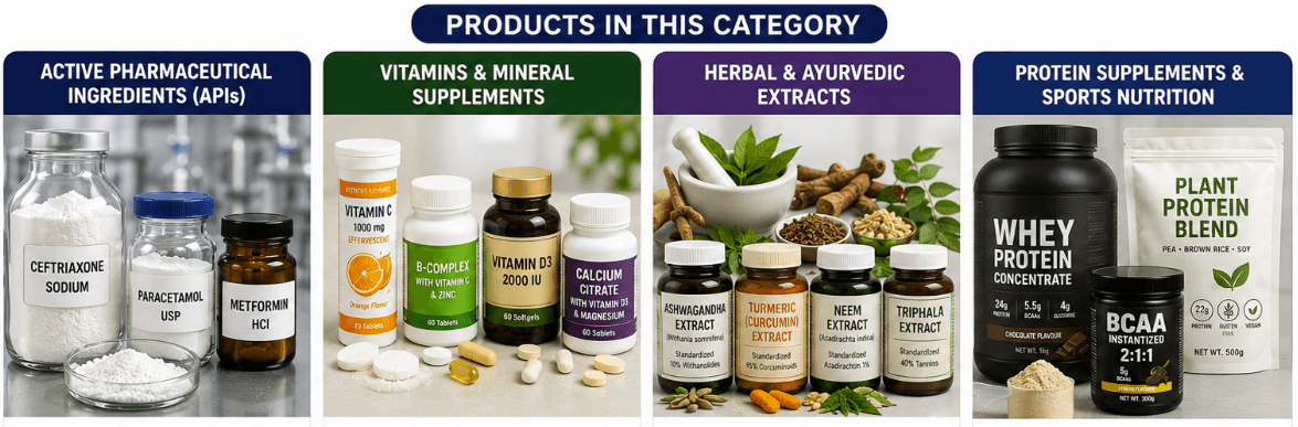 APIs & Nutraceuticals