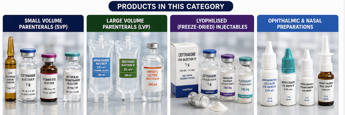 Injectables & Parenterals