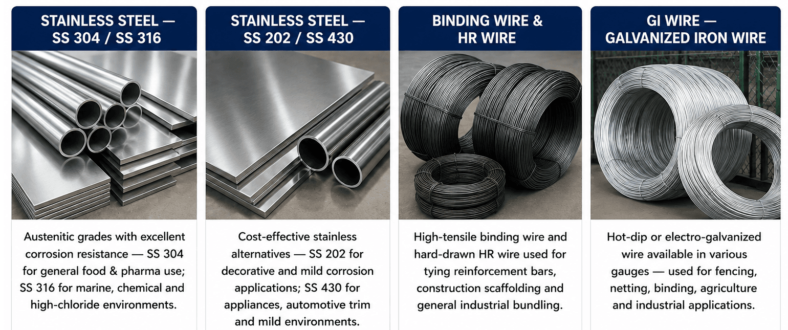 Stainless Steel & Wire Products